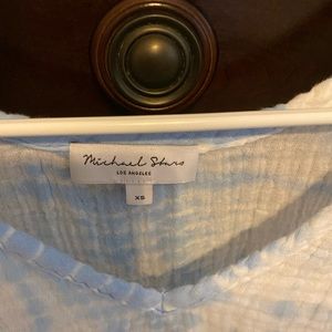 Michael Stars gauze tie dye top: XS